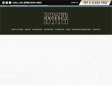 Tablet Screenshot of crossfitpowerhour.com